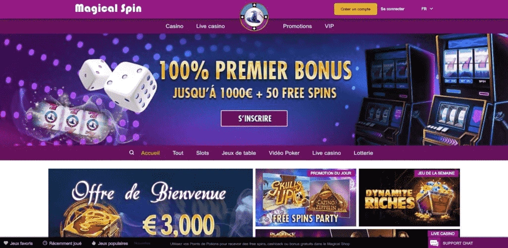 Magical Spin casino : le meilleur casino en ligne France en 2026 Magical Spin casino : le meilleur casino en ligne France en 2026